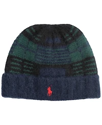 Polo Ralph Lauren Men's Brushed Blackwatch Beanie