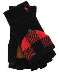Polo Ralph Lauren Men's Tartan Mitt Convertible Gloves