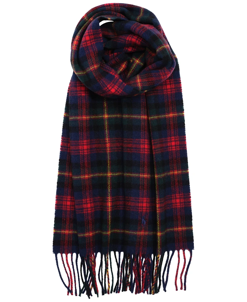 Polo Ralph Lauren Men's Woolen Plaid Scarf