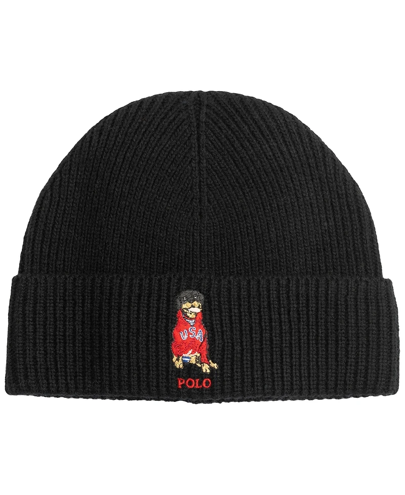 Polo Ralph Lauren Men's Usa Dog Beanie