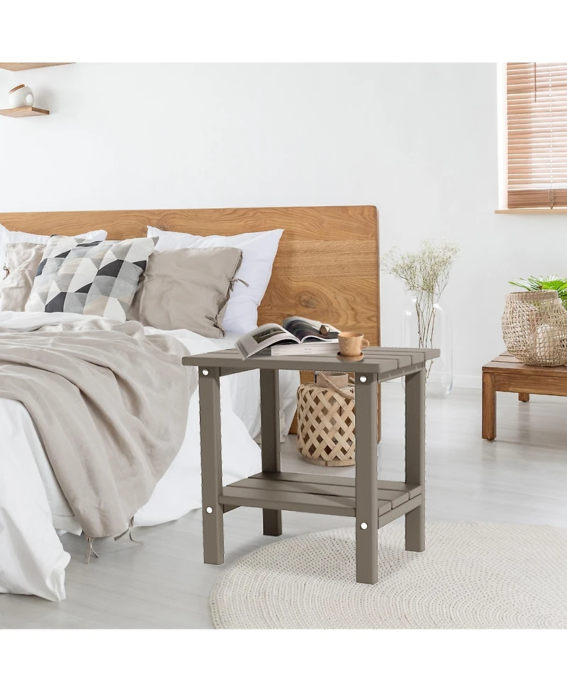 Decksplore Double-layer coffee table made of Hdpe