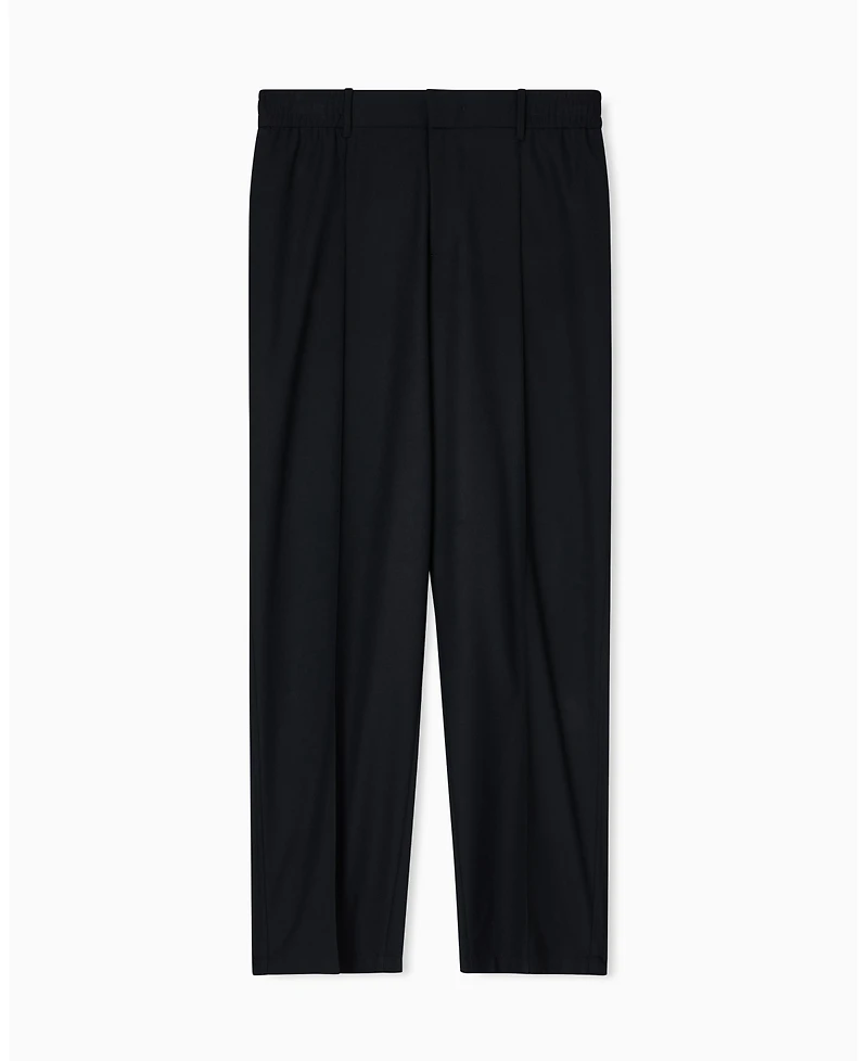 A|X Armani Exchange Men's Night Lab Stretch Wool Blend Pants