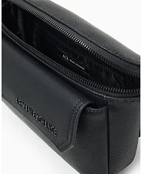 A|X Armani Exchange Men's Faux-Leather Lettering Belt Bag