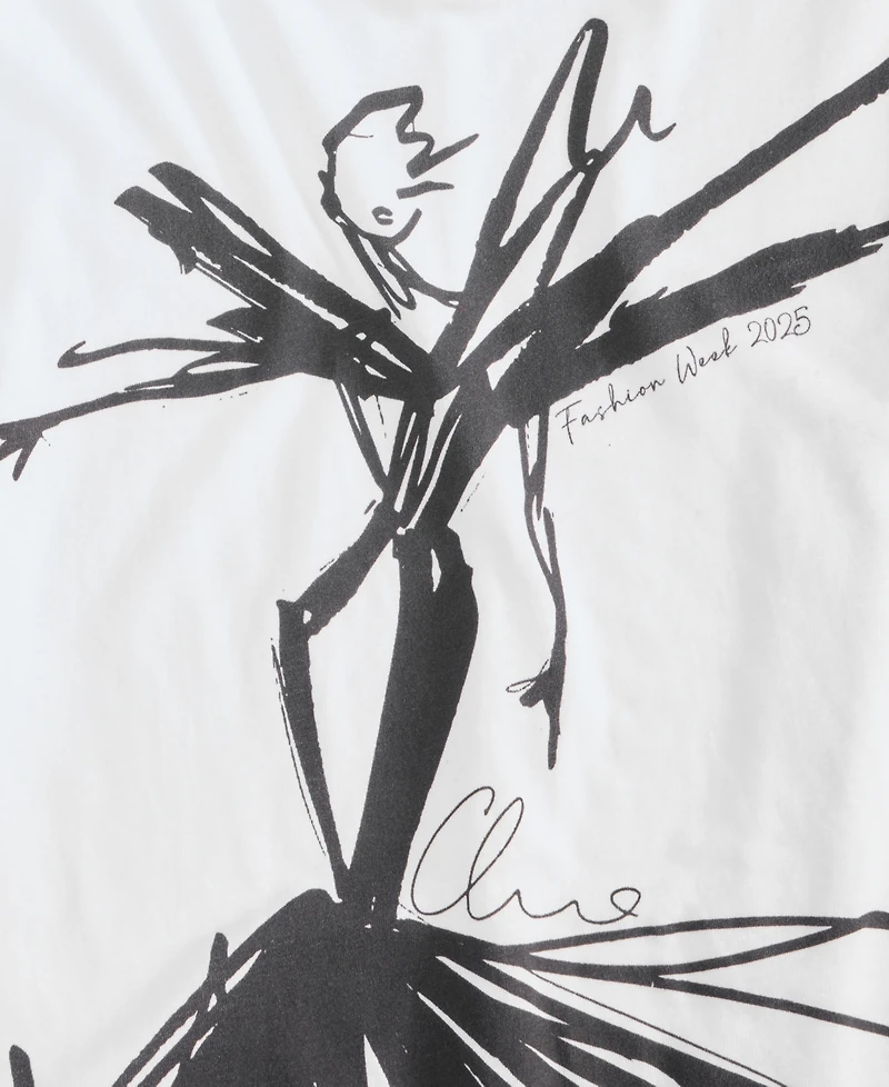 I.n.c. International Concepts Women's Cotton 40th Anniversary Collaboration T-Shirt, Macy's Exclusive