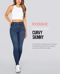 Celebrity Pink Juniors' Curvy Ultra High-Rise Skinny Jeans