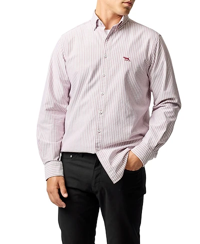 Rodd & Gunn Men's Oxford Stripe 4 Long Sleeve Shirt
