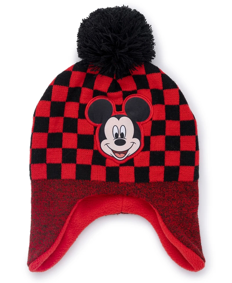 Mickey Mouse Toddler Boys 2-Piece Beanie and Mitten Set