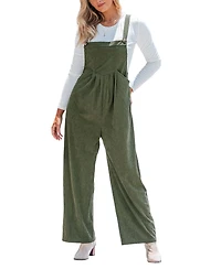Cupshe Women's Chic Corduroy Wide-Leg Overalls