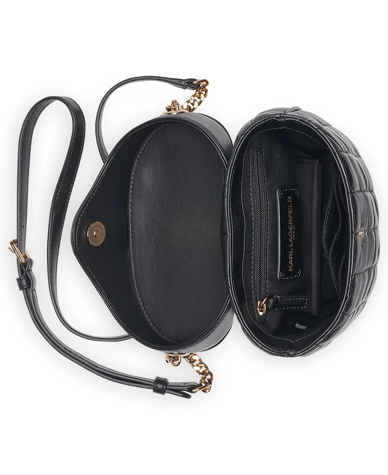 Karl Lagerfeld Paris Lafayette Leather Crossbody Bag