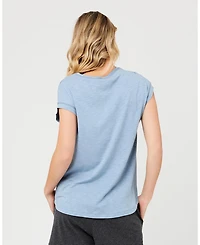 Ripe Maternity Richie Nursing Tee Light Petrol