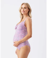 Ripe Maternity Skipper Tie Front One Piece