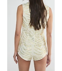 Nasty Gal Women's Zebra Tailored Hotpants