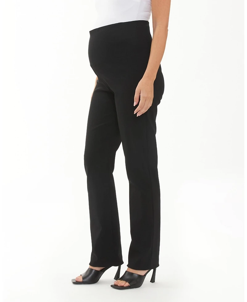 Ripe Maternity Phoenix Straight Leg Pant Black