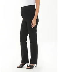 Ripe Maternity Phoenix Straight Leg Pant Black