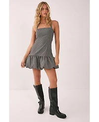 Nasty Gal Women's Structured Puffball Bandeau Mini Dress