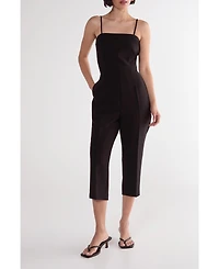 Nasty Gal Women's Tailored Capri Square Neck Playsuit
