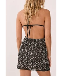 Nasty Gal Women's Hand Embellished Beaded Mini Dress