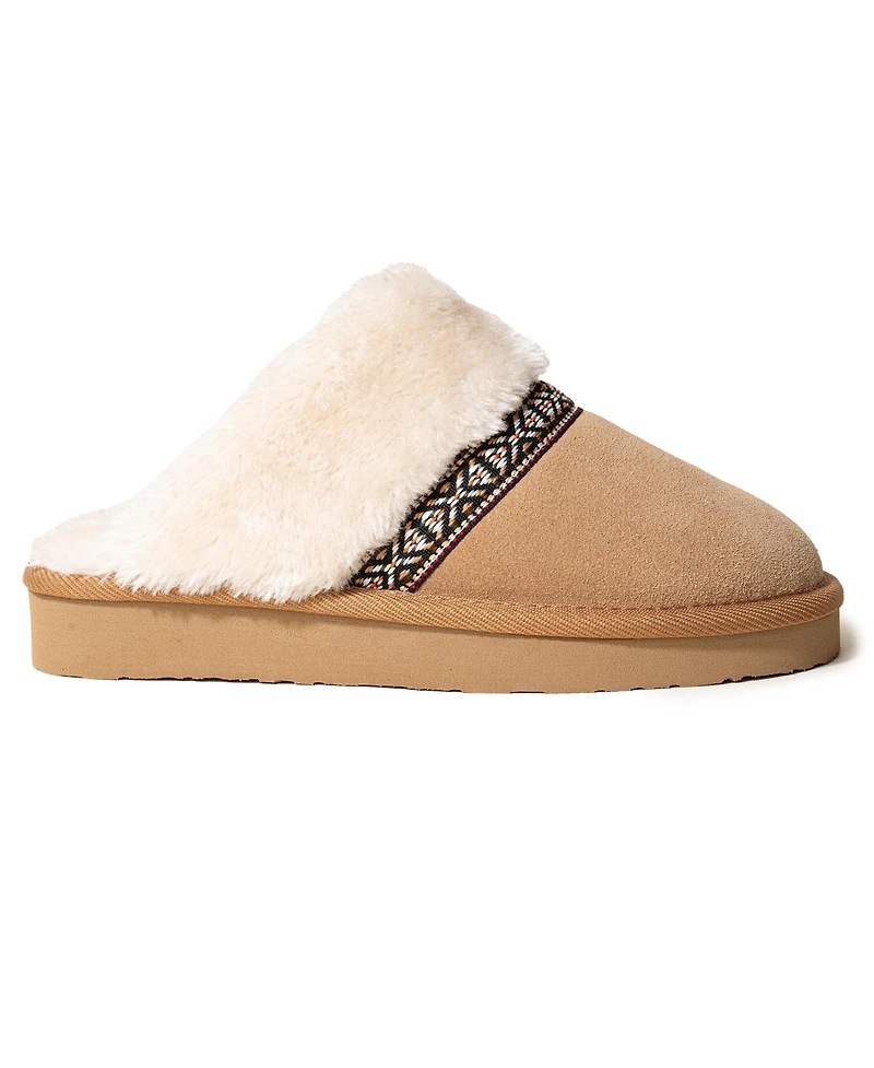 Minnetonka Women's Corie Suede Scuff Slippers