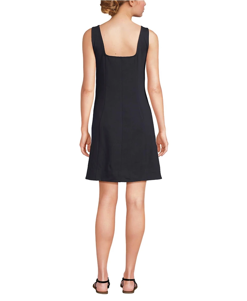 Lands' End Women's Starfish Sleeveless Shift Dress