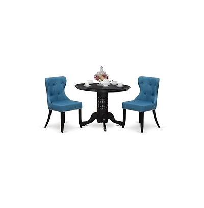East West Furniture East-West Furniture SHSI3-blk-21