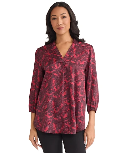 Jones New York Women's V-Neck Top