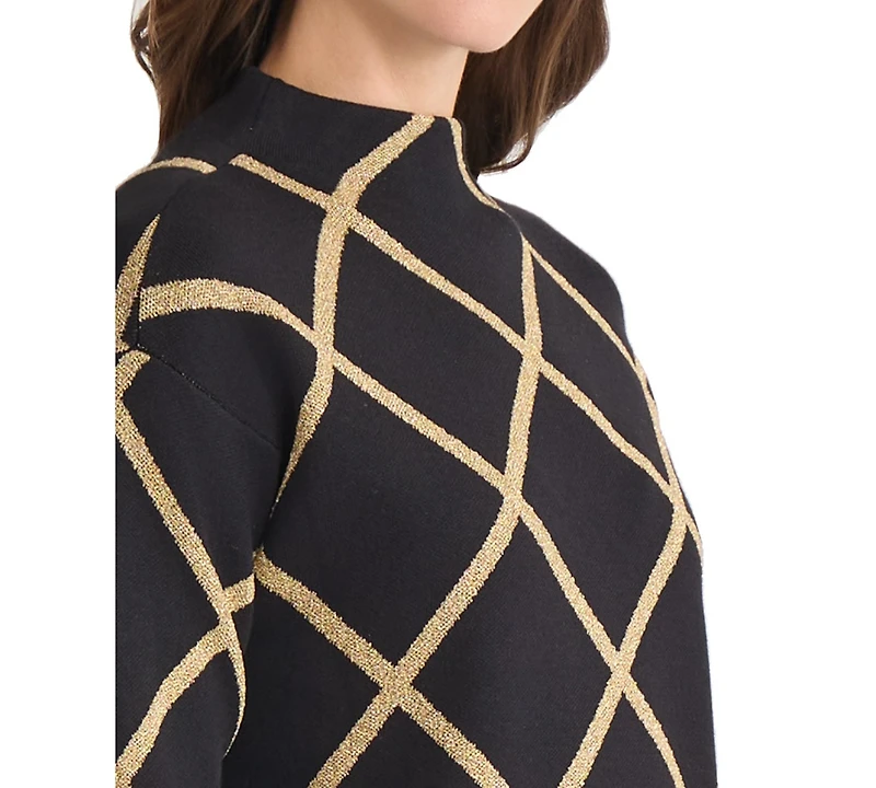 Jones New York Women's Mock Neck Sweater