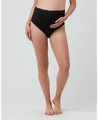 Ripe Maternity Comfortable Organic Cotton Full Briefs Black