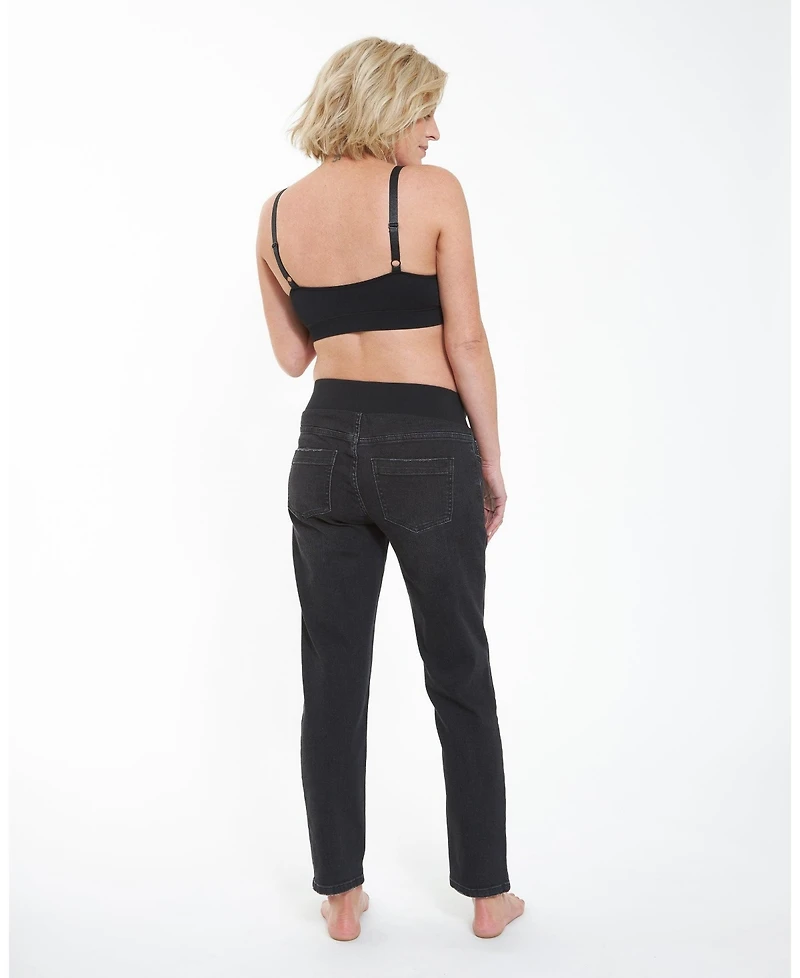 Ripe Maternity Jamie Girlfriend Jean Black for Women