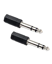 Hosa Technology 2x Gpm-103 Female Stereo 3.5mm Mini to Male Stereo 1/4" Phone Adapter