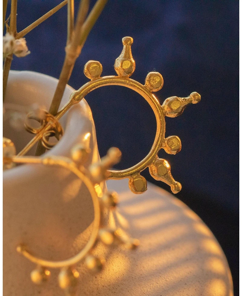 Ottoman Hands Jale Hoop Earrings