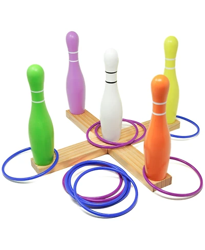 AreYouGame.com Lawn Bowling Ring Toss Outdoor Game Set