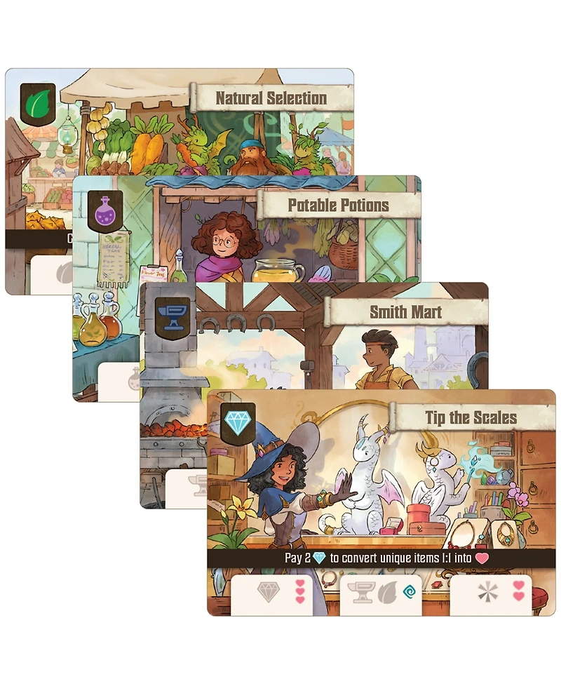 Lucky Duck Games Flamecraft Dragon Placement Game