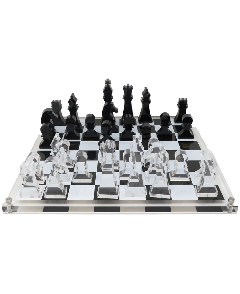 John N. Hansen Co. Classic Game Collection - Acrylic Chess Set