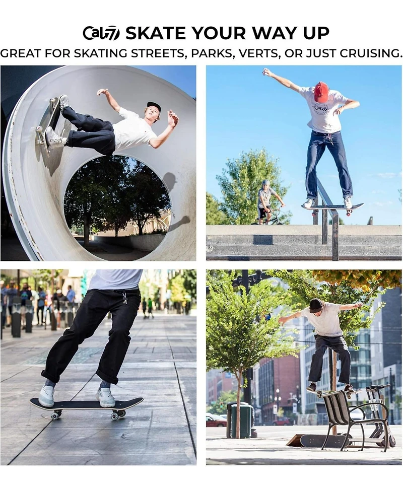 Cal 7 Complete 8 Inches Inch Skateboard - Panel