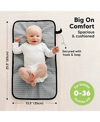 KeaBabies Swift Diaper Changing Pad, Portable Waterproof Pad for Baby, Travel Bag