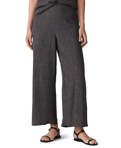 Eileen Fisher Women's High Waist Ankle Pants