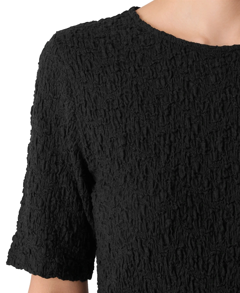 Eileen Fisher Women's Short-Sleeve Crewneck T-Shirt