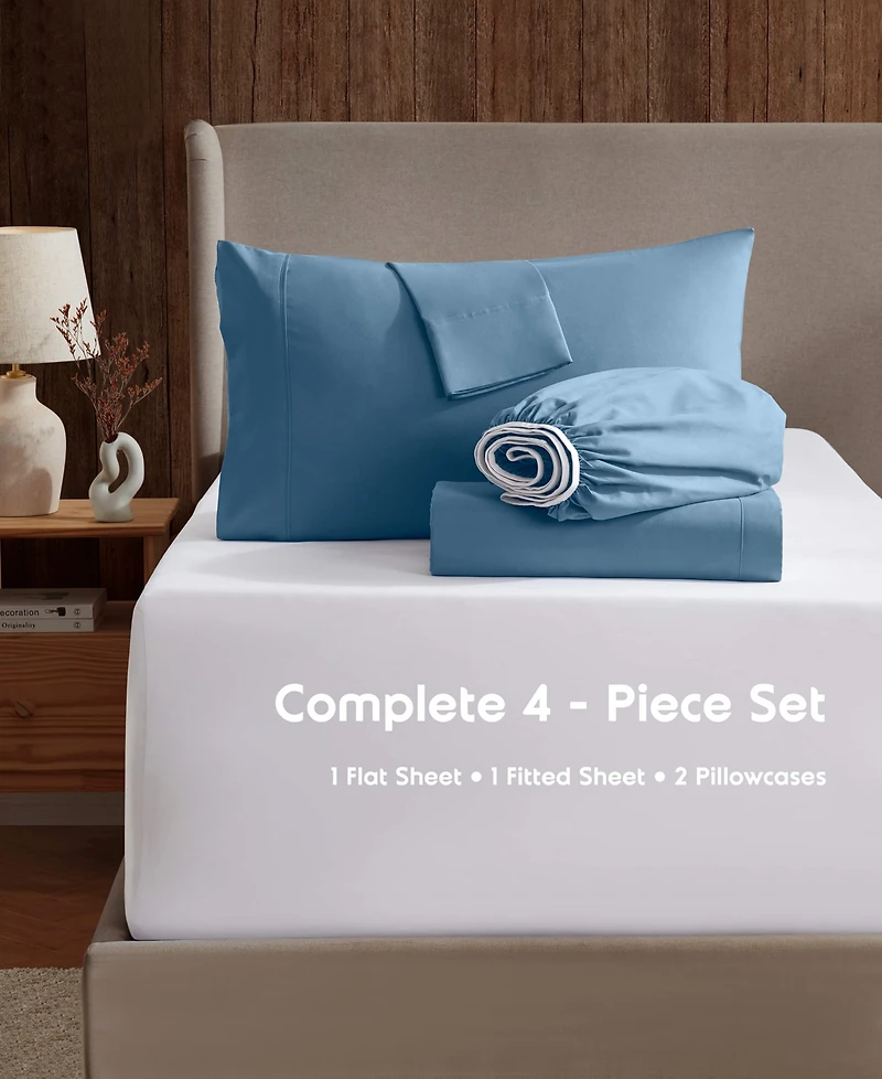 Nestl Premier Collection Deep Pocket 4 Piece Sheet Set