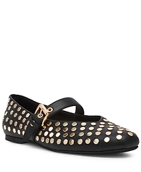 Dv Dolce Vita Women's Mulaney Stud Mary Jane Ballet Flats