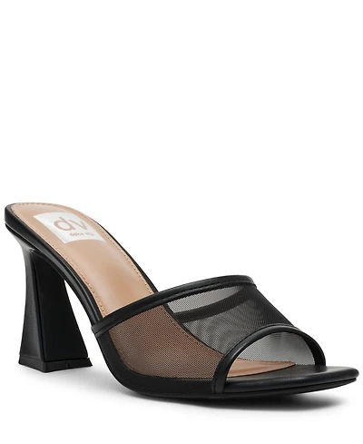 Dv Dolce Vita Women's Yossi Lace Mesh Slide Dress Sandals