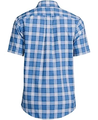 Lands' End Men's Short Sleeve No Iron Twill Shirt