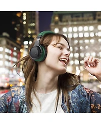 Bluetooth Headphone Active Noise Cancelling Wireless E7 MDPro Green