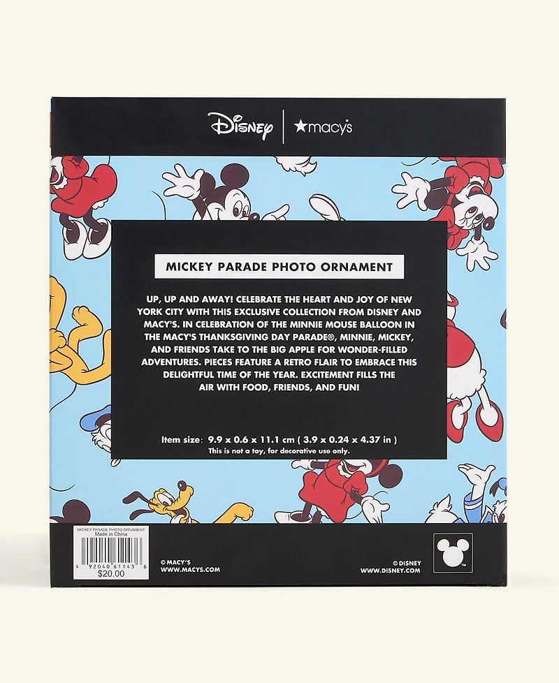Disney | Macy's Mickey Mouse Parade Photo Ornament, Macy's Exclusive
