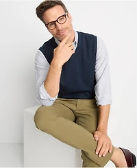 Lands' End Men's Fine Gauge Cotton Vest