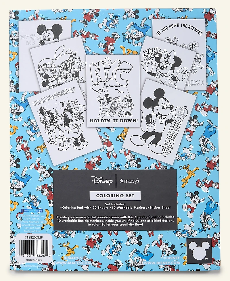 Disney | Macy's Mickey and Friends Coloring Set, Macy's Exclusive