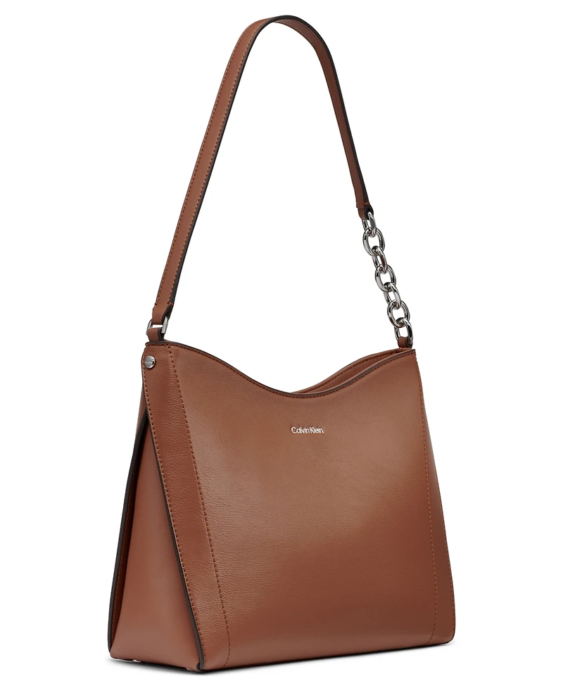 Calvin Klein Women's Nova Top Zipper Chain Shoulder Bag