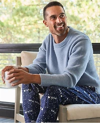 Lands' End Men's Long Sleeve Ultra Soft Oversized Crewneck Sweater