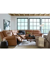 Alexandre Leather Sectional Collection Exclusively At Macys