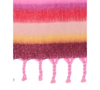 Steve Madden Women's Varsity Striped Fringe Scarf