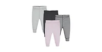 Gerber Baby Girls Active Pants, 4 Pack